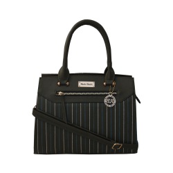 Gaudy Striped Front Design Womens Bag to Cooch Behar