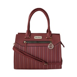 Attractive Striped Front Design Ladies Bag to Cooch Behar