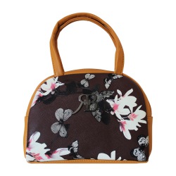 Ladies Yellow N Black Purse with Awesome Butterfly Print to Cooch Behar
