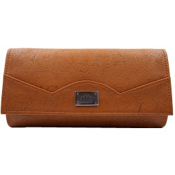 Jazzy Womens Clutch Wallet with Flap Closure Sides Taper to Kanjikode