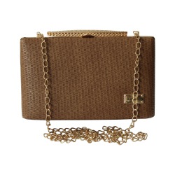 Dazzling Womens Party Purse in Color Brown to Hariyana