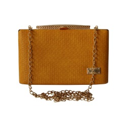 Womens Slender Party Purse in Tan Color to Kanjikode