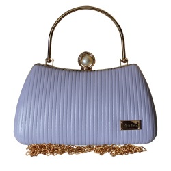 Amazing Womens Party Purse with Striped Embossed Design to Kanjikode