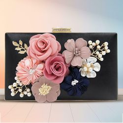 Designer Floral Party Clutch for Her to Perumbavoor