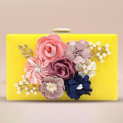 Stunning Floral Evening Party Clutch