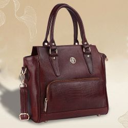 Modern Leather Sling Handbag