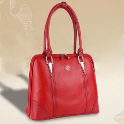 Stunning Leather Ladies Handbag to Kanjikode
