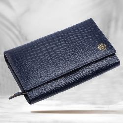 Classy Leather RFID Protected Ladies Purse to Kanjikode