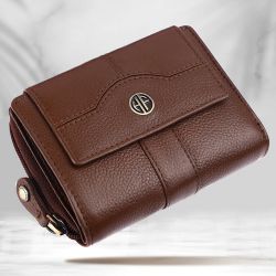 Fancy Leather RFID Protected Ladies Purse to Kanjikode