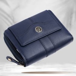 Fancy Leather RFID Protected Ladies Purse