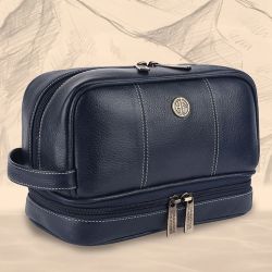 Exclusive Leather Toiletry Bag