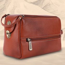 Stunning Leather Toiletry Bag