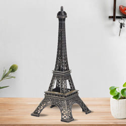 Exquisite Metal Eiffel Tower Statue to Sivaganga