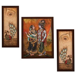 Eye-Catching Radha Krishna Paintings Set to Cooch Behar