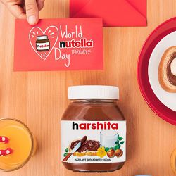 Delicious Personalized Nutella Jar to Palani