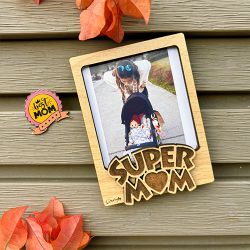 Mom Special Magnet Frame N Lapel Pin Combo to Marmagao