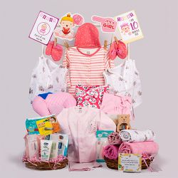 Refreshing Summer Hamper for New Born Baby Girl to Marmagao