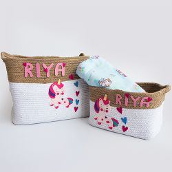 Premium Cotton Rope Baskets Set to Kanyakumari