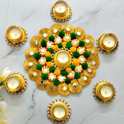 Portable Rangoli Design Set to Irinjalakuda