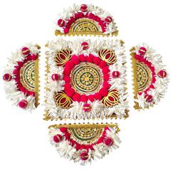 Stylish Gajra Rangoli Set to Dadra and Nagar Haveli