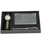 Splendid Watch Gift with Notepad N Pen  to Cooch Behar