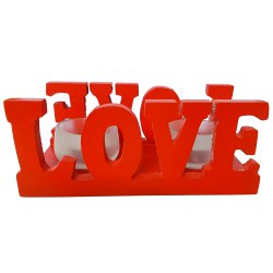 Amazing Love Candle Stand Gift with 2 Candles to Kanjikode