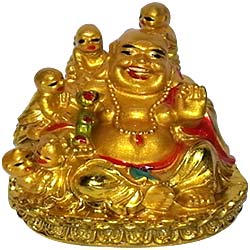 Amazing Little Laughing Buddha with Children to Tirur