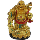 Extraordinary Standing Laughing Buddha Idol with a Bag of Gold  to Kanjikode