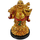Attractive Standing Golden Laughing Budha to Cooch Behar