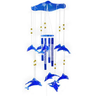 Beautiful Blue Dolphins Wind Chime to Honnavar