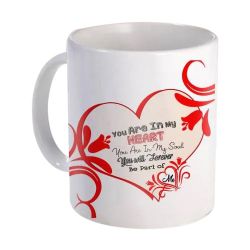 Exclusive White Coffee Mug with a Personalized Message to Tirur