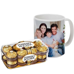 Best Personalized Coffee Mug with Ferrero Rocher Chocolates to Palani