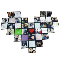 Lovely Personalized Heart Maze Card to Kanyakumari
