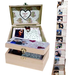 Exclusive Infinity Box of Personalized Message n Photos to Rajamundri