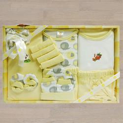Remarkable Gift Set of Cotton Clothes for New Born Baby to Kanjikode