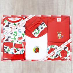 Attractive Babys Gift Set of Cotton Clothes to Kanjikode