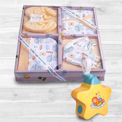 Exclusive Baby Sleep Projector Toy with Clothing Gift Set<br> to Cooch Behar