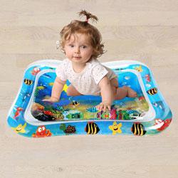 Marvelous Inflatable Water Tummy Time Playmat for Babies to Alwaye