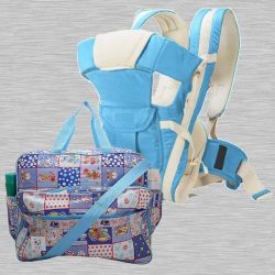 Marvelous Compartment Bag N Baby Carrier Cum Kangaroo Bag<br><br> to Cooch Behar