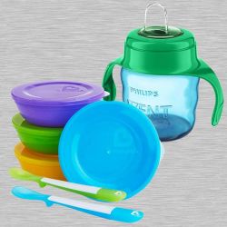 Amazing Bowls Set N Philips Avent Spout Cup to Kanjikode