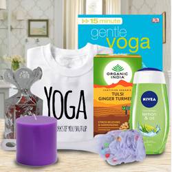 Amazing Gift Basket of Yoga, Tea and Essentials to Taran Taaran
