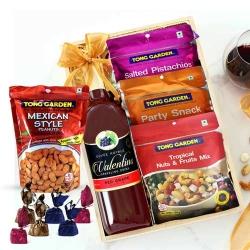 Delicious Mixed Dry Fruits N Grape Drink Gift Hamper to Cooch Behar