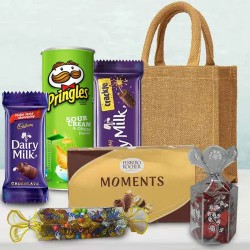 Exclusive Gourmets Delight n Homemade Chocolates Hamper to Cooch Behar