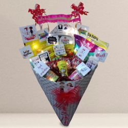 Crispy Munchies Reloaded Cone Hamper to Andaman and Nicobar Islands