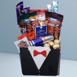Just for Him Special Gift Hamper of Goodies to Kanjikode