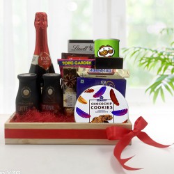 Classy Chocolate n Cookie Gift Hamper for Birthday to India