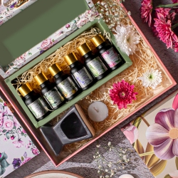 Aromatic Essential Oils Set Gift Hamper from Myra Veda to Irinjalakuda