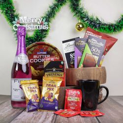 Luxe Christmas Treats n Snacks Basket to Mavelikara