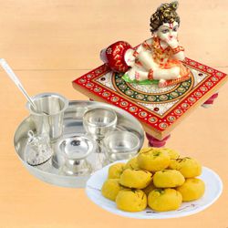 Remarkable Puja Combo Gift to World-wide-diwali-sweets.asp