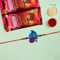 Classic Krishna Rakhi N Nestle Chocolates Combo to Alappuzha